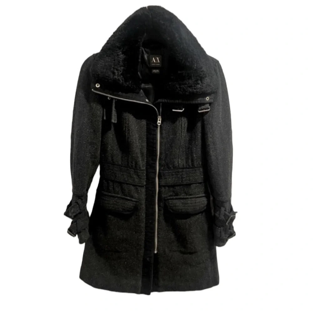 A/X Armani Exchange size small wool pea coat in great condition​